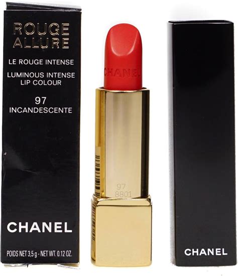 chanel rouge allure 97 incandescente|chanel rouge allure lip color.